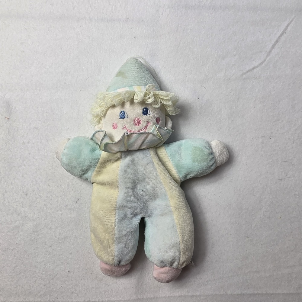 bantam clown rattle plush stuffed animal